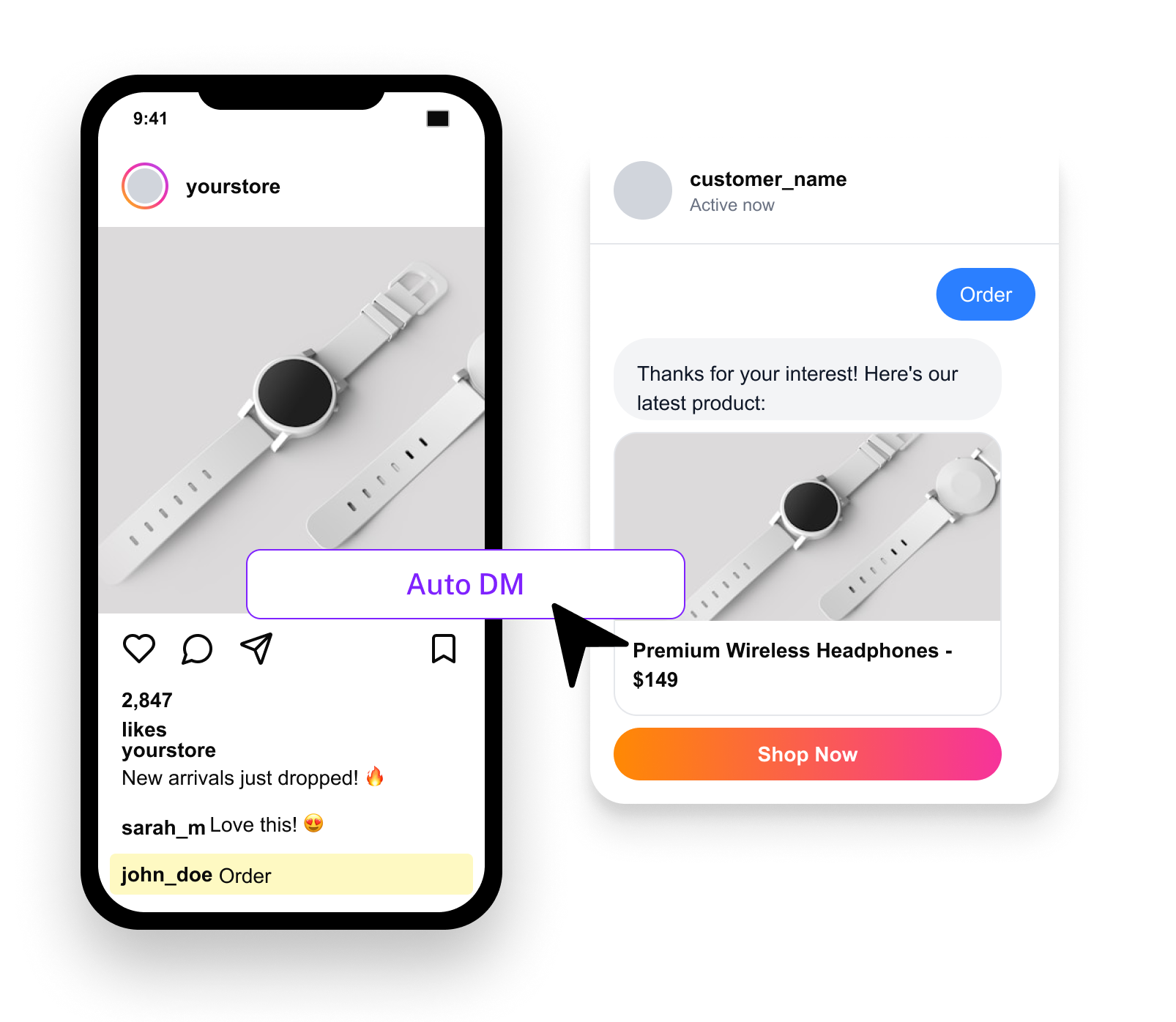 Instagram DM Automation Feature