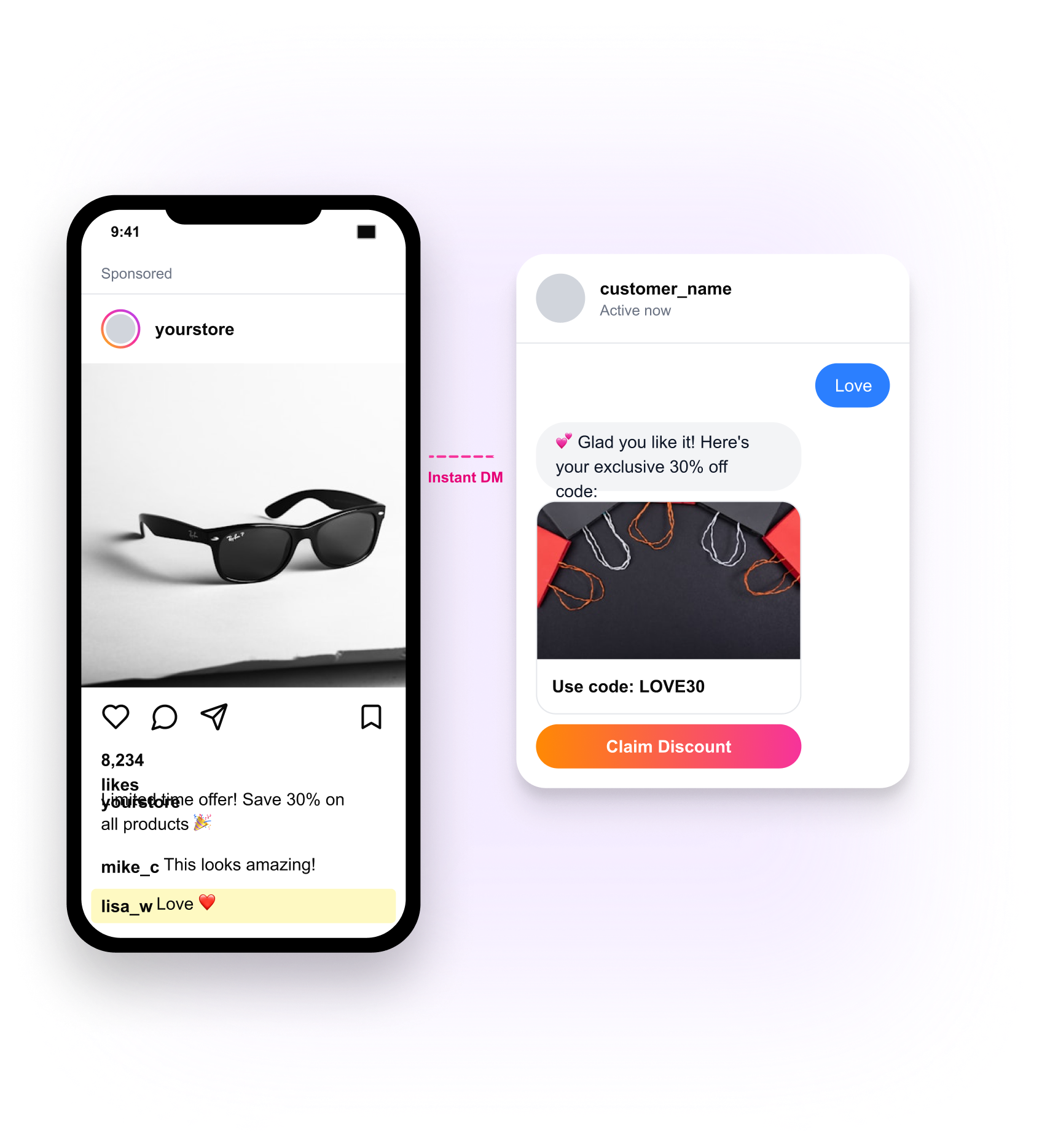 Instagram DM Automation Feature